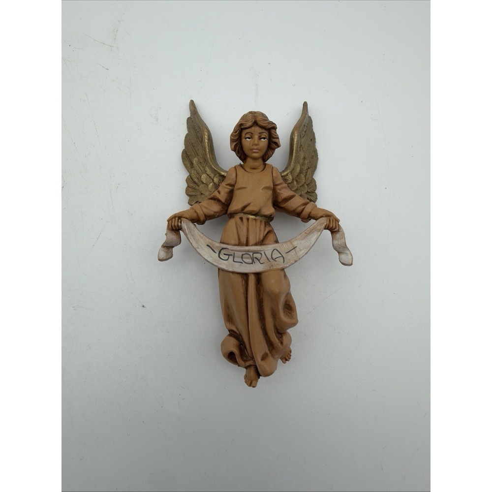 FONTANINI Roman 6.5" Gloria Hanging Angel Figurine 307 Depose Italy 1983